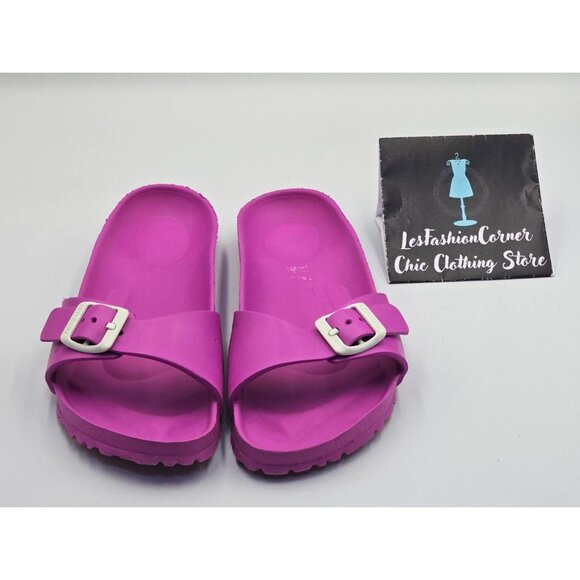 Birkenstock Women's Magenta Eva Madrid Essential Sandals Slippers Size 8 2634 - Picture 10 of 16